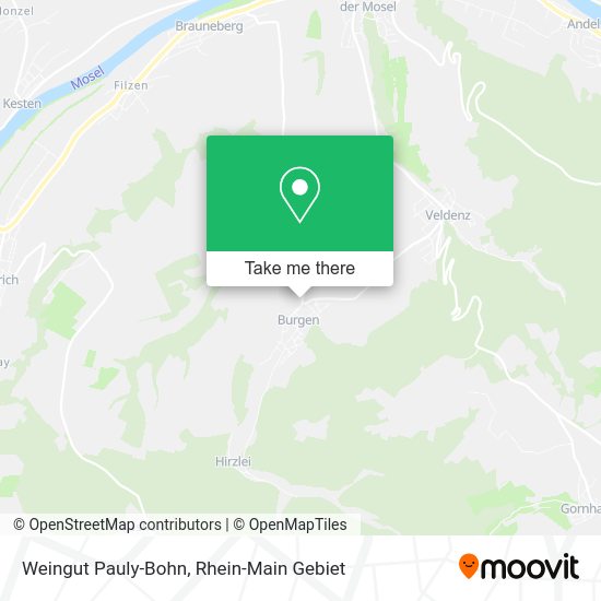 Карта Weingut Pauly-Bohn