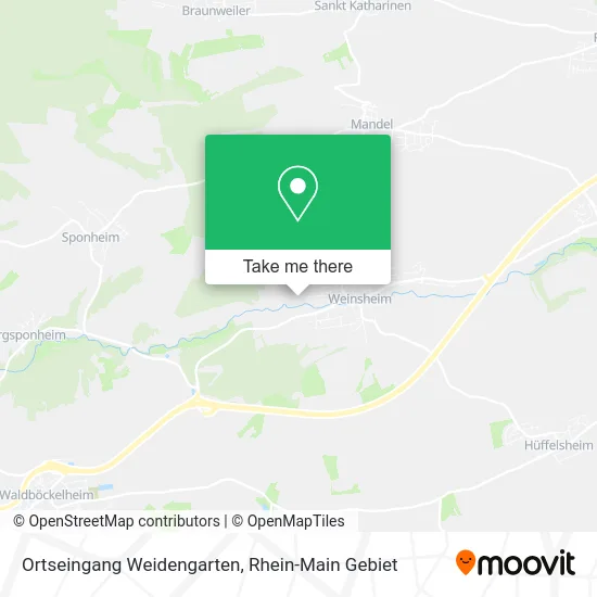 Карта Ortseingang Weidengarten