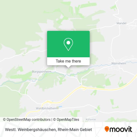 Карта Westl. Weinbergshäuschen