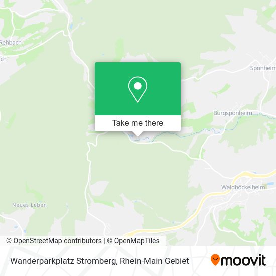 Карта Wanderparkplatz Stromberg