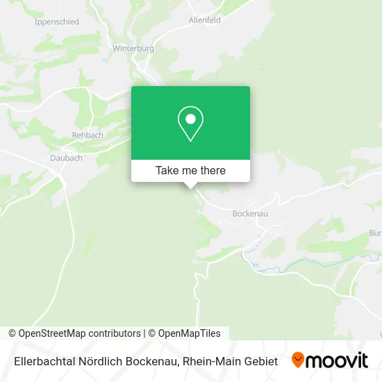 Карта Ellerbachtal Nördlich Bockenau