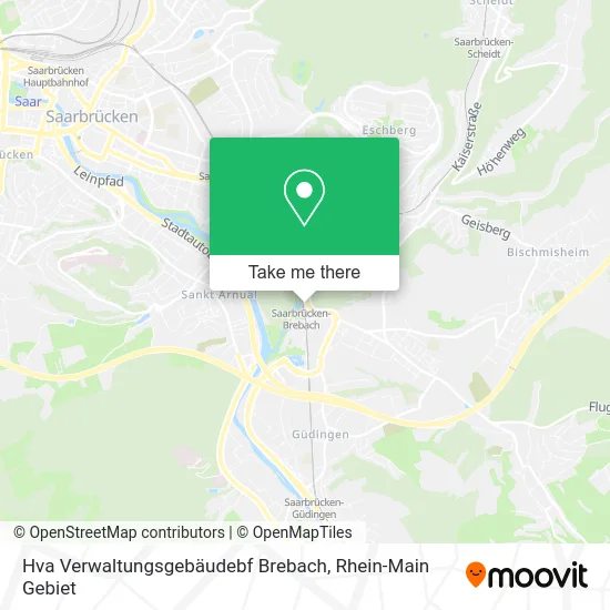 Карта Hva Verwaltungsgebäudebf Brebach