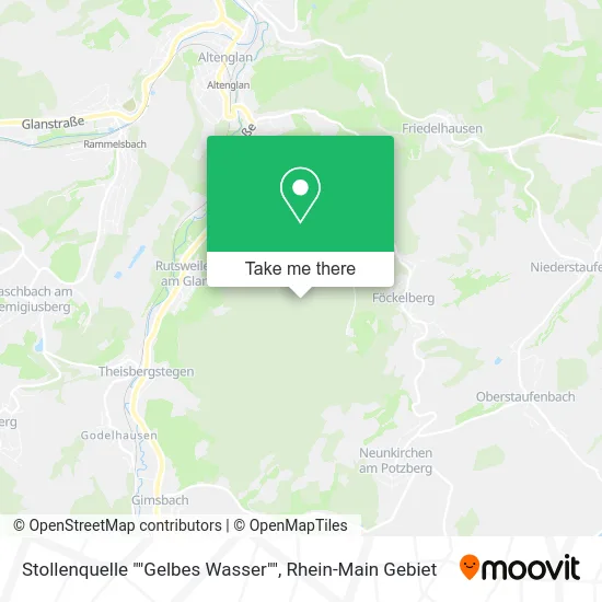 Карта Stollenquelle ""Gelbes Wasser""