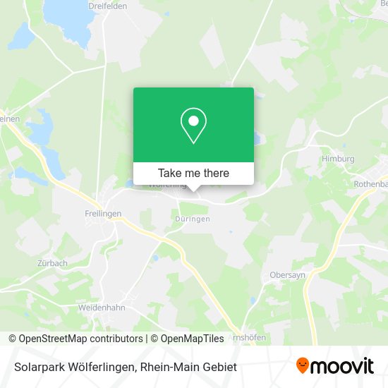 Карта Solarpark Wölferlingen