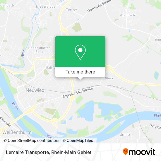 Карта Lemaire Transporte