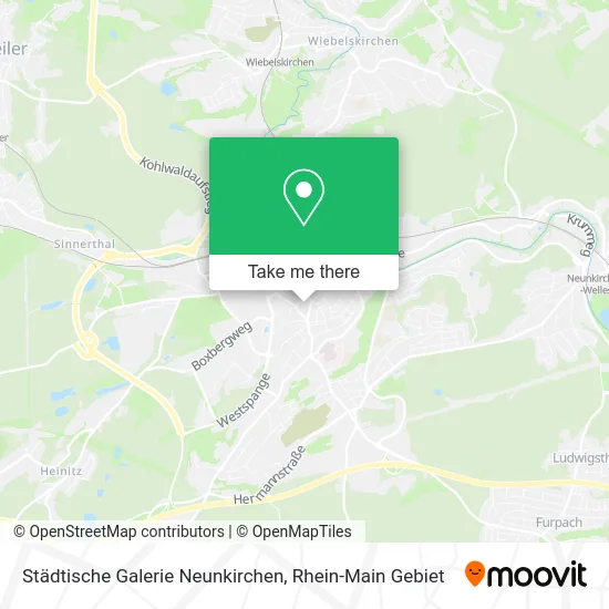 Карта Städtische Galerie Neunkirchen