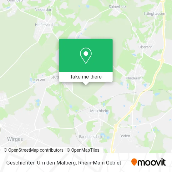 Карта Geschichten Um den Malberg