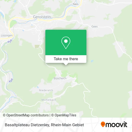 Карта Basaltplateau Dietzenley