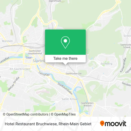 Карта Hotel Restaurant Bruchwiese