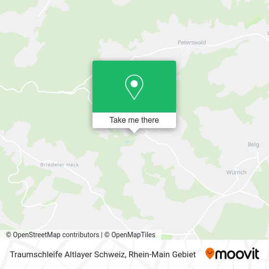 Карта Traumschleife Altlayer Schweiz