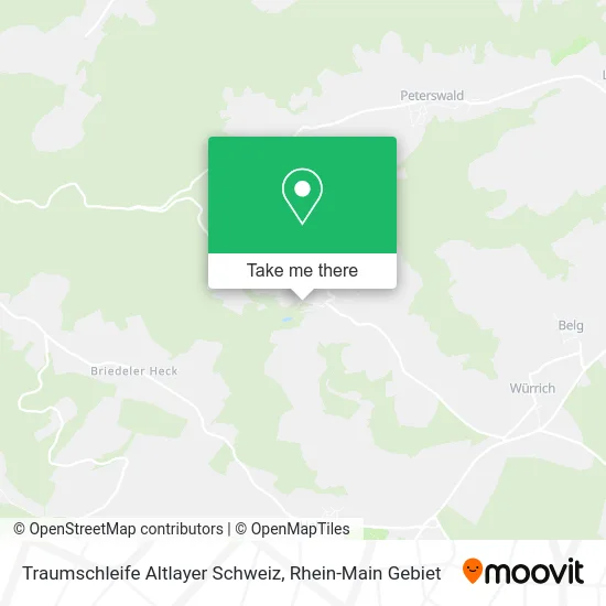 Карта Traumschleife Altlayer Schweiz
