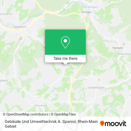 Карта Gebäude Und Umwelttechnik A. Spaniol