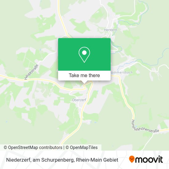 Карта Niederzerf, am Schurpenberg