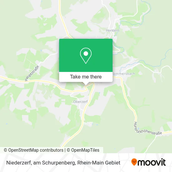 Карта Niederzerf, am Schurpenberg