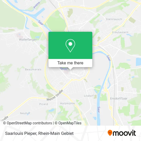 Карта Saarlouis Pieper