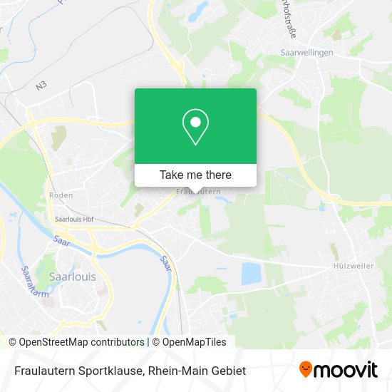 Карта Fraulautern Sportklause
