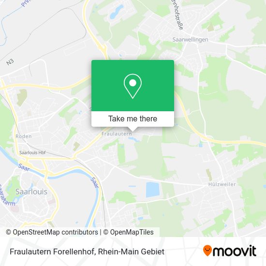 Карта Fraulautern Forellenhof