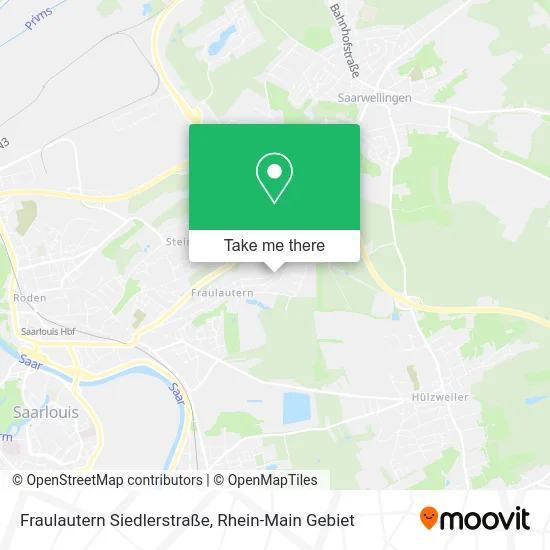 Карта Fraulautern Siedlerstraße