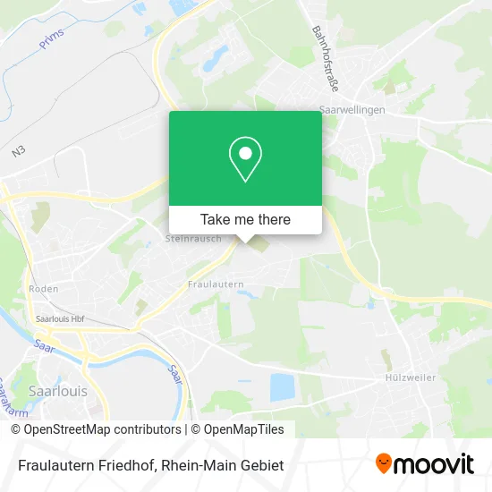 Карта Fraulautern Friedhof