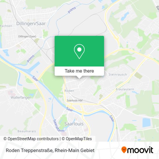 Карта Roden Treppenstraße