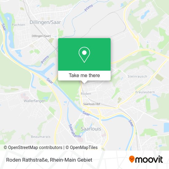 Карта Roden Rathstraße