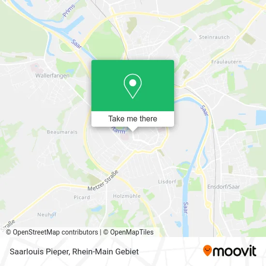 Карта Saarlouis Pieper