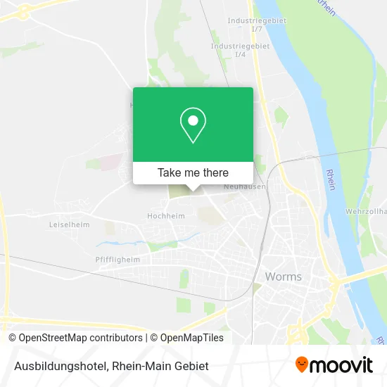 Карта Ausbildungshotel