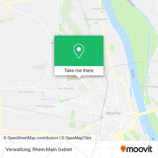 Карта Verwaltung