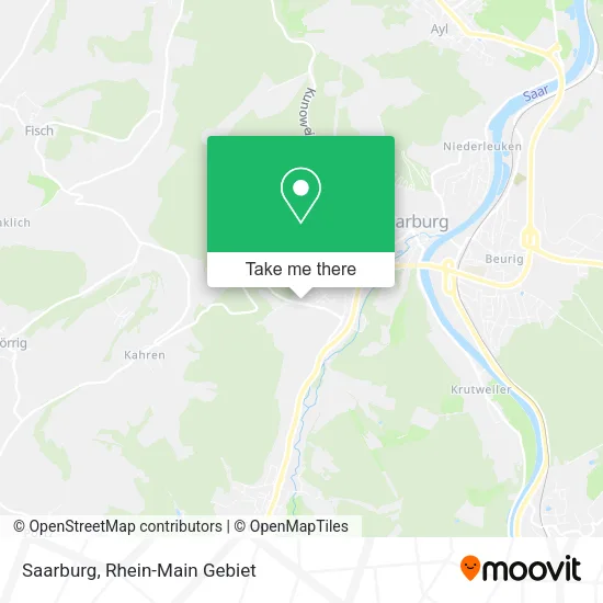 Карта Saarburg