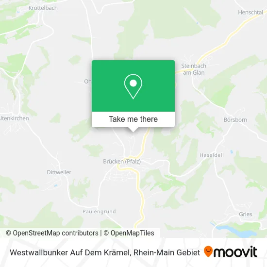 Карта Westwallbunker Auf Dem Krämel