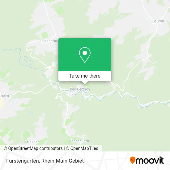Карта Fürstengarten