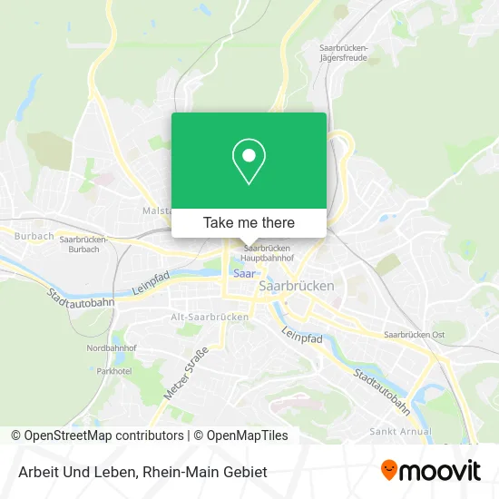 Карта Arbeit Und Leben