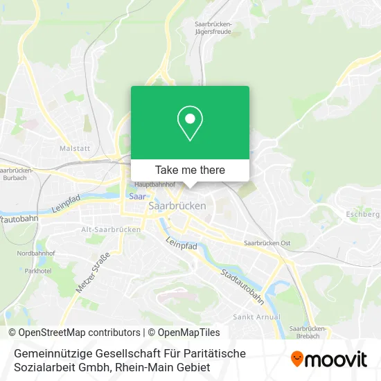 Карта Gemeinnützige Gesellschaft Für Paritätische Sozialarbeit Gmbh
