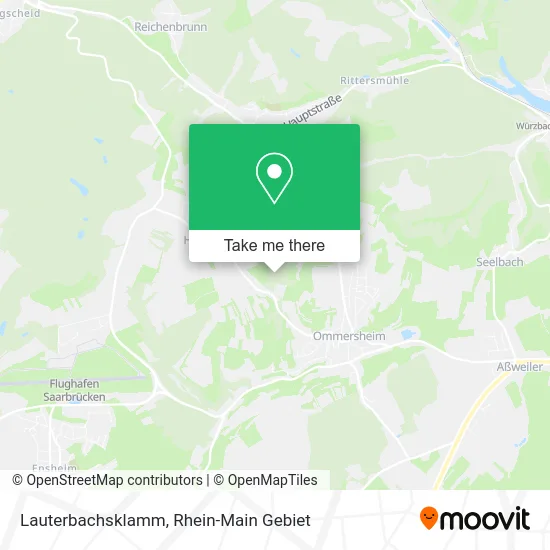 Карта Lauterbachsklamm