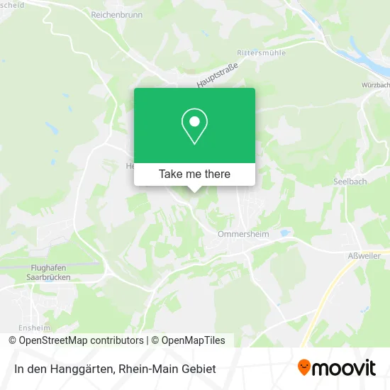 Карта In den Hanggärten