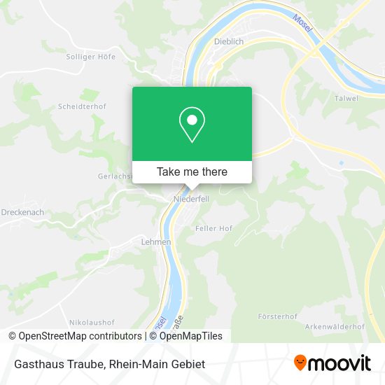 Карта Gasthaus Traube
