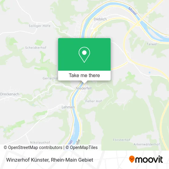 Карта Winzerhof Künster
