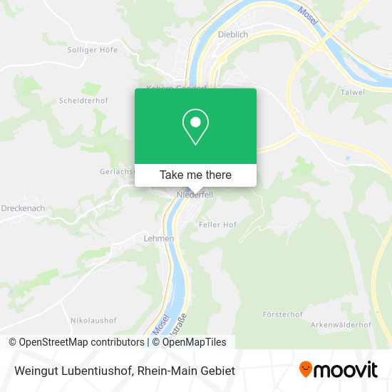 Карта Weingut Lubentiushof