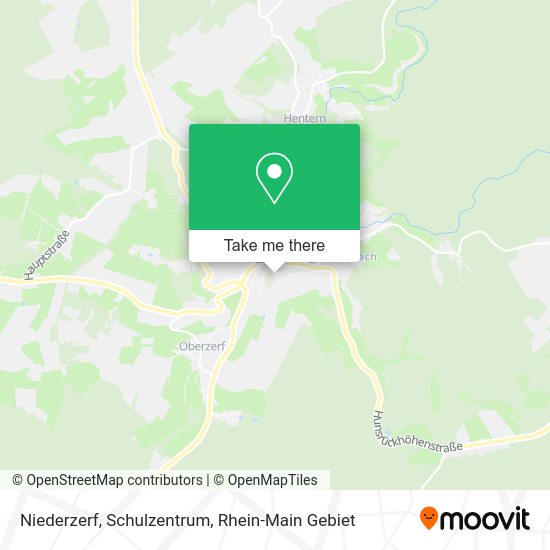 Карта Niederzerf, Schulzentrum