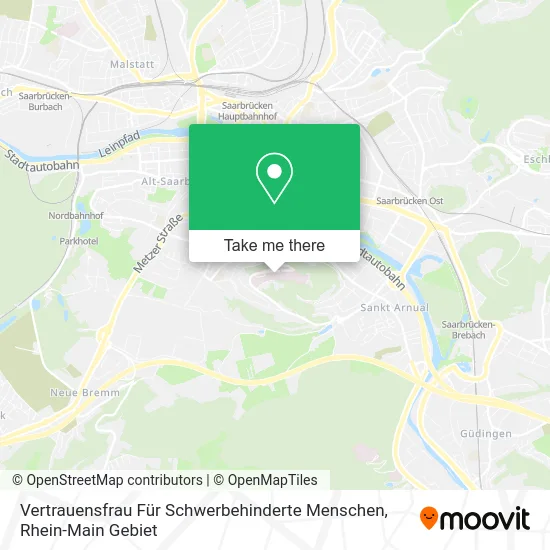Карта Vertrauensfrau Für Schwerbehinderte Menschen