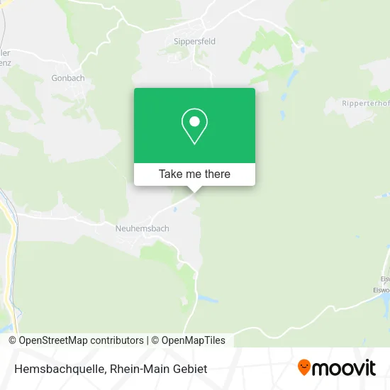 Карта Hemsbachquelle