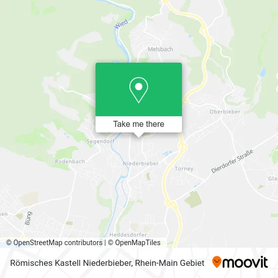 Römisches Kastell Niederbieber map