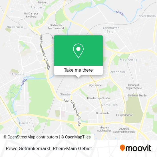 Карта Rewe Getränkemarkt
