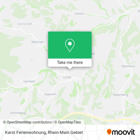 Карта Karst Ferienwohnung