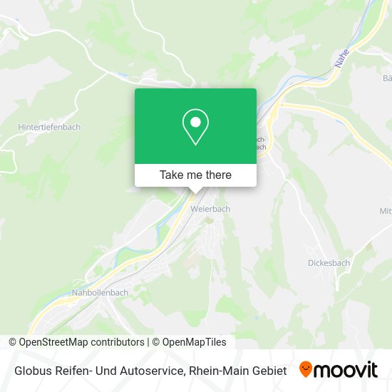 Карта Globus Reifen- Und Autoservice