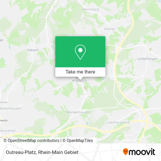 Outreau-Platz map