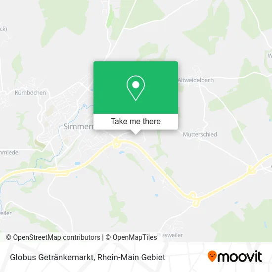 Карта Globus Getränkemarkt