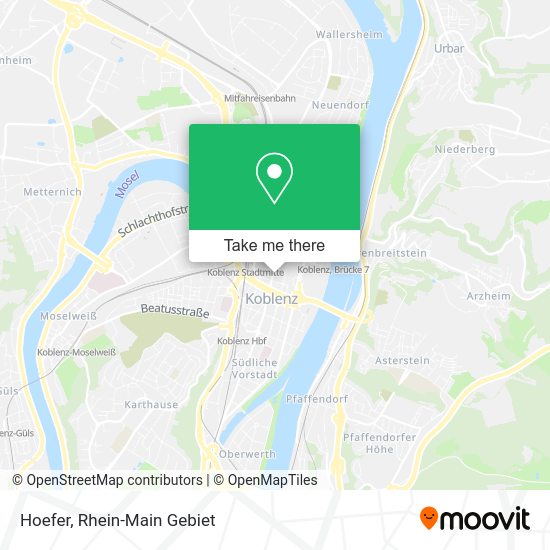 Карта Hoefer