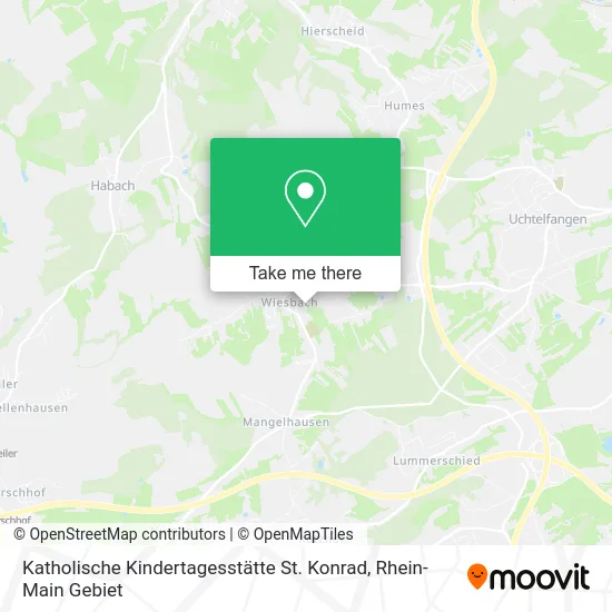 Карта Katholische Kindertagesstätte St. Konrad