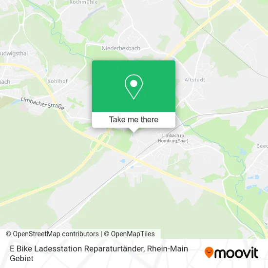 Карта E Bike Ladesstation Reparaturtänder
